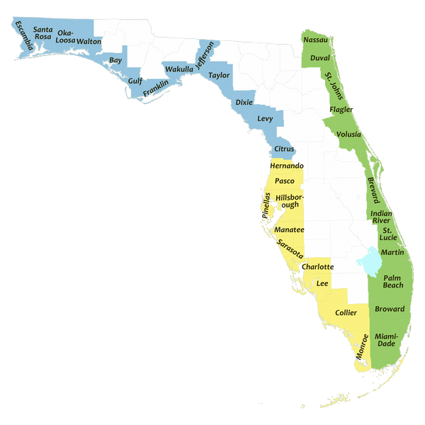 Inhouse GraphicFlorida Coastal Management Program Main Map Florida